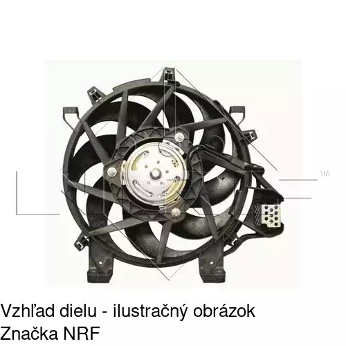 Ventilátory chladičov 555623W8 /POLCAR/ - obr. 1