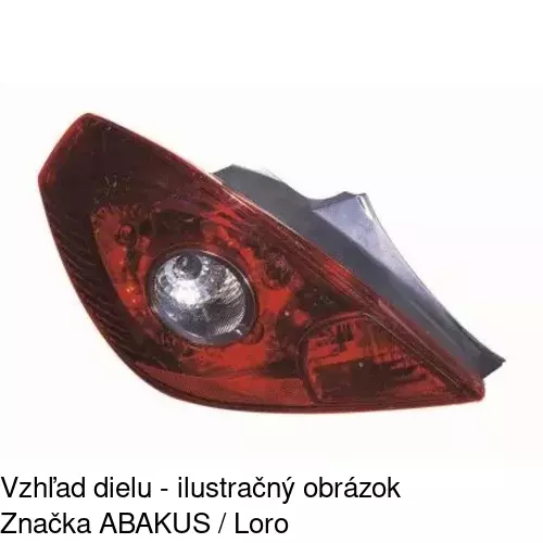 Zadné svetlo 5558872E /POLCAR/ - obr. 3