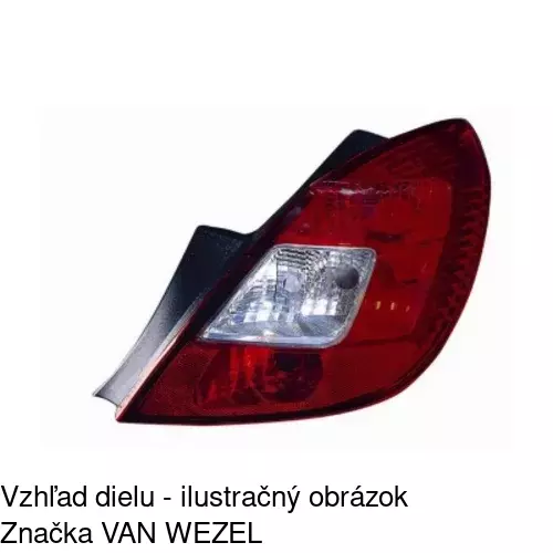 Zadné svetlo 5558884V /POLCAR/ - obr. 1