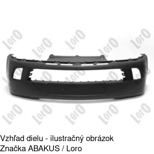 Predný nárazník POLCAR 555907-1