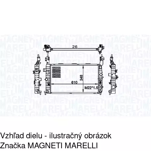 Chladiče vody 555908A1 /POLCAR/ - obr. 1
