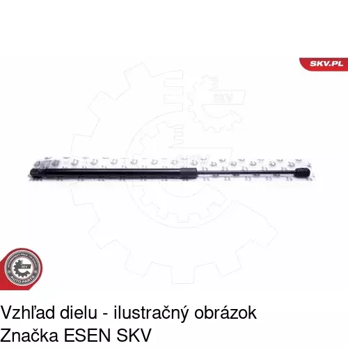 Plynová pružina 5559AB /POLCAR/ - obr. 5