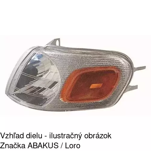Obrysové svetlo 558120-E /POLCAR/ - obr. 1