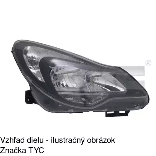 Hlavný reflektor 55B1093E /POLCAR/ - obr. 1