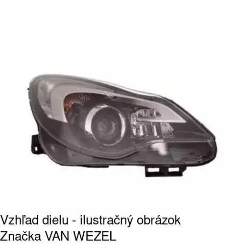 Hlavný reflektor POLCAR 55B1101V