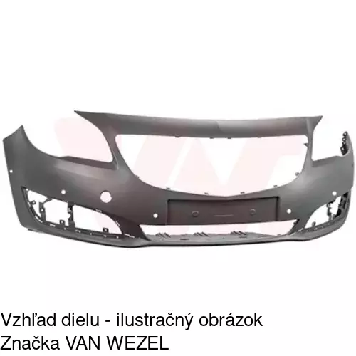 Predný nárazník 55D107-5 /POLCAR/ - obr. 1