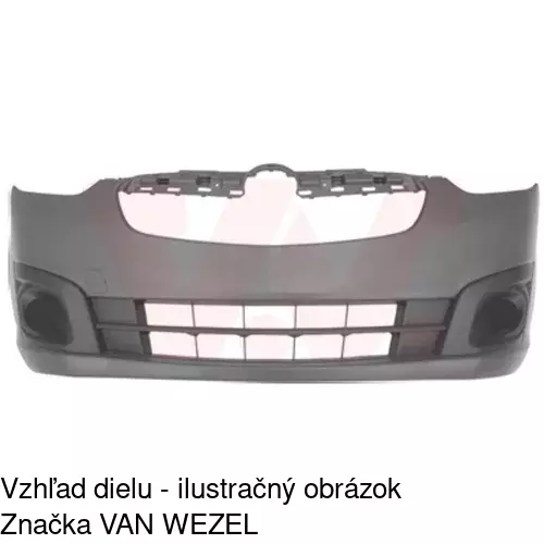 Predný nárazník 55U1072J /POLCAR/ - obr. 1