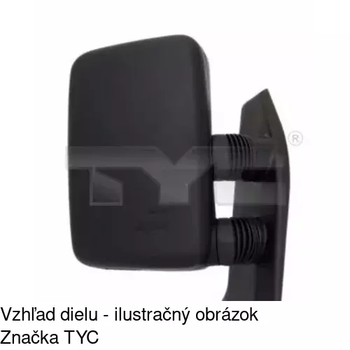 Vonkajšie zrkadlo 570152-M /POLCAR/ - obr. 4
