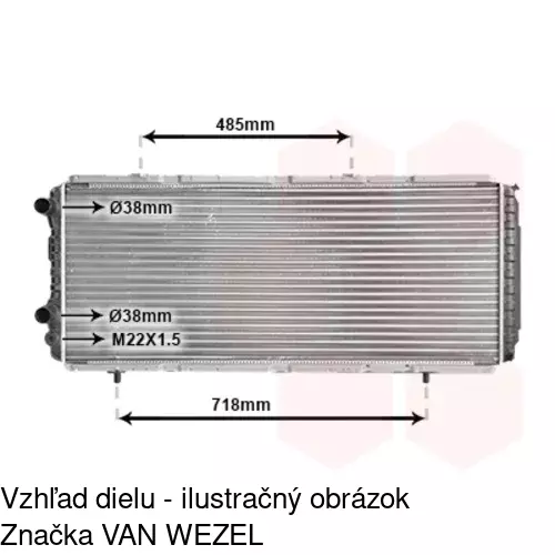 Chladiče vody 570208-4 /POLCAR/ - obr. 2