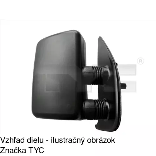 Vonkajšie zrkadlo 5702522M /POLCAR/ - obr. 3