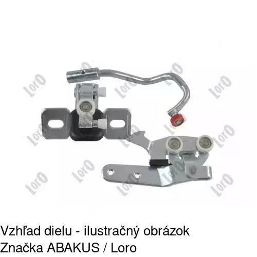 Vozík - kolieska pant posuvných dverí 5702Z-71 /POLCAR/ - obr. 1