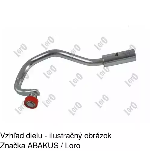 Vozík - kolieska pant posuvných dverí 5702Z-72 /POLCAR/ - obr. 1