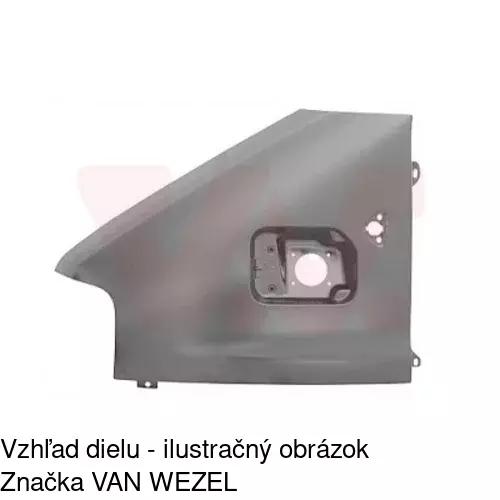 Predný blatník 570401 /POLCAR/ - obr. 2