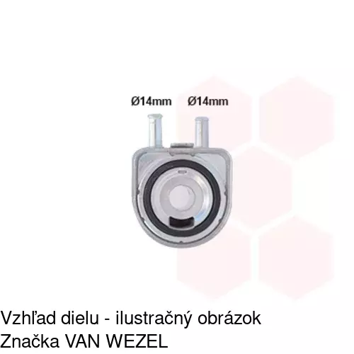 Chladiče oleja 5704L81X /POLCAR/ - obr. 3