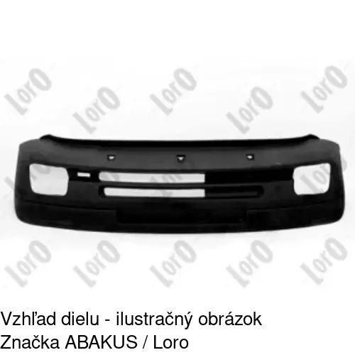 Predný nárazník POLCAR 570607