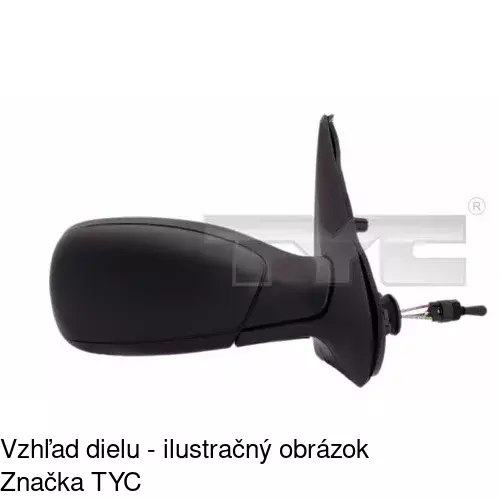 Vonkajšie zrkadlo 5707523M /POLCAR/ - obr. 1