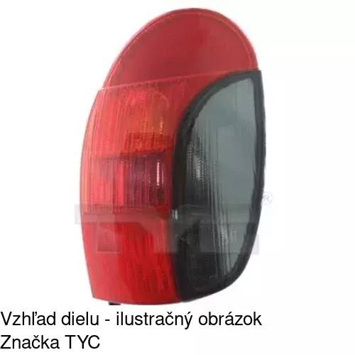 Zadné svetlo POLCAR 5708882S