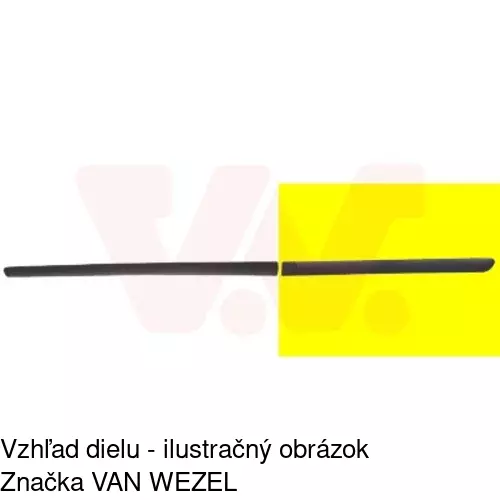 Lišta dverí 57100044 /POLCAR/