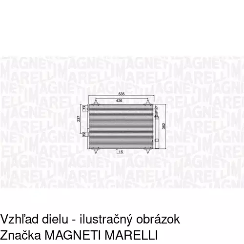 Chladiče klimatizácie POLCAR 5710K82X