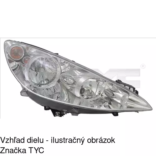 Hlavný reflektor POLCAR 571209-E