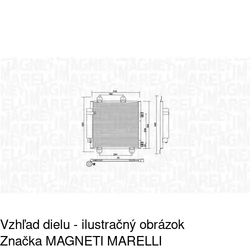 Chladiče klimatizácie 5716K81K /POLCAR/ - obr. 1
