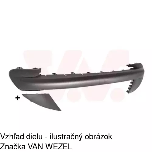 Lišta nárazníka 5720074R /POLCAR/ - obr. 1