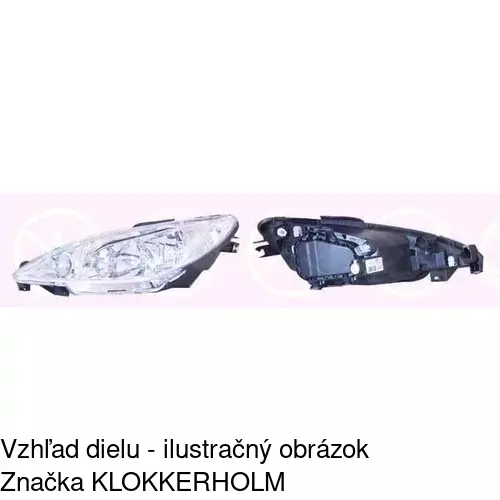 Hlavný reflektor 5723102E /POLCAR/ - obr. 2