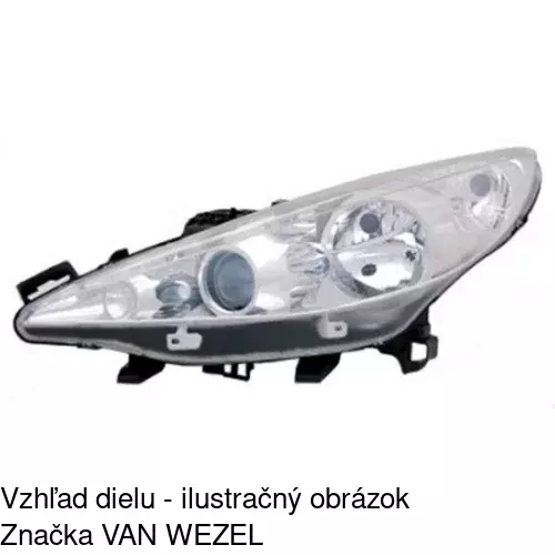 Hlavný reflektor 5724091E /POLCAR/ - obr. 4
