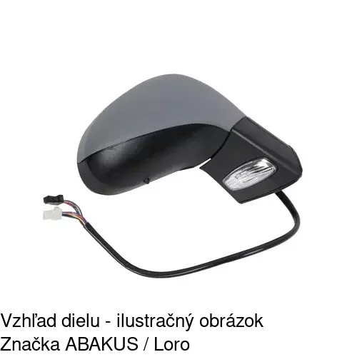Vonkajšie zrkadlo 5724515S /POLCAR/ - obr. 3