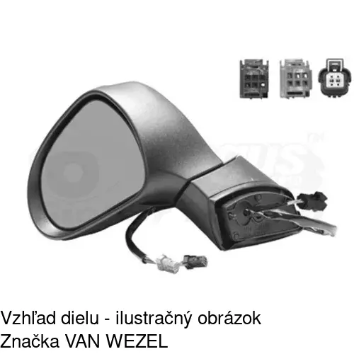Vonkajšie zrkadlo 5724525S /POLCAR/ - obr. 4