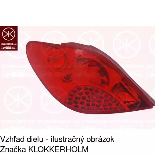 Zadné svetlo 5724870E /POLCAR/ - obr. 2
