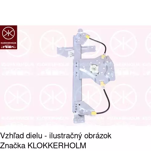 Elektrický mechanizmus okna dverí POLCAR 5724PSE8