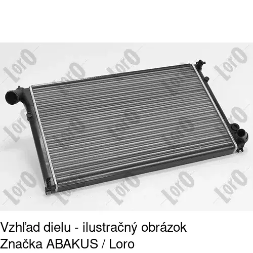 Chladiče vody 574608A3 /POLCAR/ - obr. 1