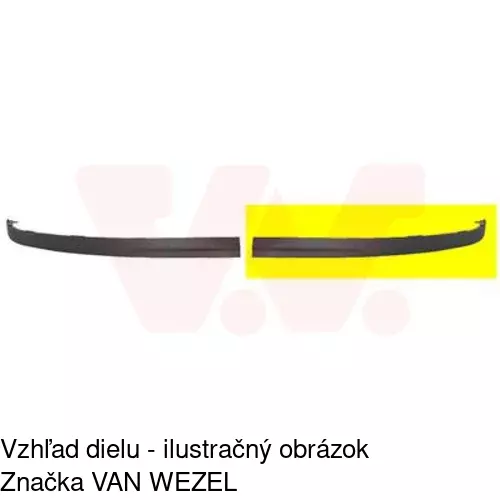 Spojler predného nárazníka 5748250J /POLCAR/ - obr. 3