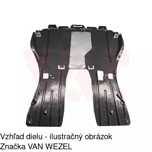 Kryt motora 574834-5 /POLCAR/ - obr. 2
