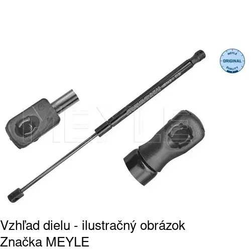 Plynová pružina 5780AB /POLCAR/ - obr. 1