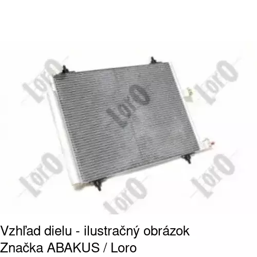 Chladiče klimatizácie 5787K8C1 /POLCAR/ - obr. 2