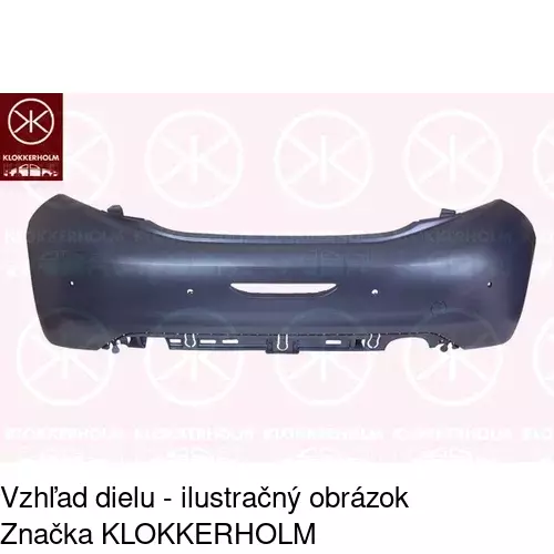 Zadný nárazník 57B196-1 /POLCAR/