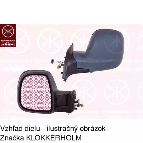 Rám vonkajšieho zrkadla 57U155PM /POLCAR/ - obr. 5