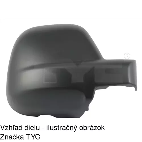 Rám vonkajšieho zrkadla 57U155TM /POLCAR/ - obr. 1
