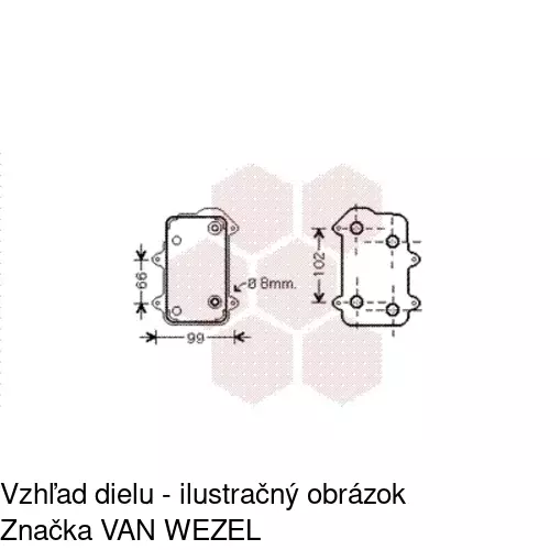 Chladiče oleja POLCAR 5806L81X