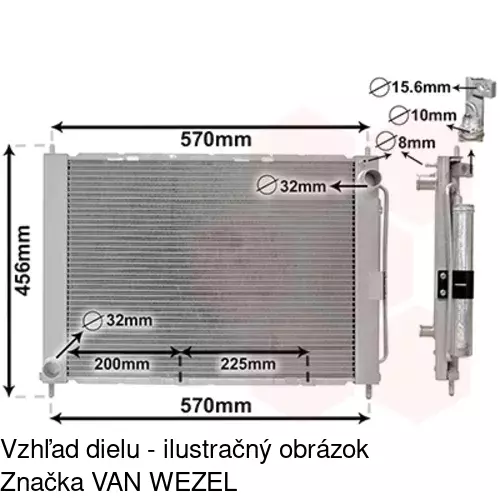 Chladiče vody 600108-3 /POLCAR/ - obr. 1