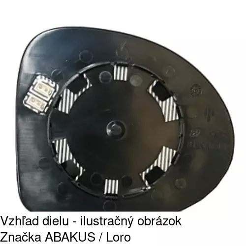 Vonkajšie zrkadlo 6001511S /POLCAR/ - obr. 1