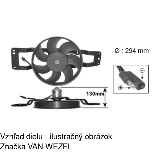 Rameno ventilátora 600323 /POLCAR/ - obr. 2
