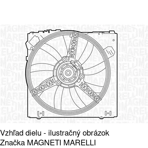 Ventilátory chladičov 600323W2 /POLCAR/ - obr. 1
