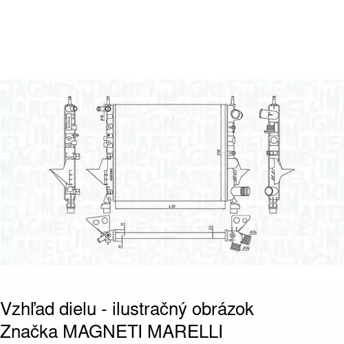 Chladiče vody 600408-1 /POLCAR/ - obr. 1