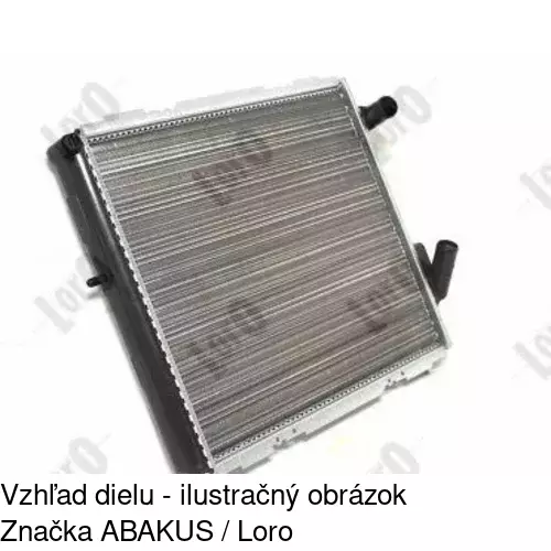 Chladiče vody 600608-5 /POLCAR/ - obr. 2