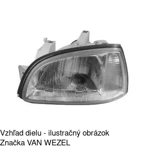 Hlavný reflektor 6006094E /POLCAR/ - obr. 4