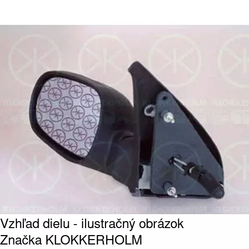 Vonkajšie zrkadlo 6006522E /POLCAR/ - obr. 2