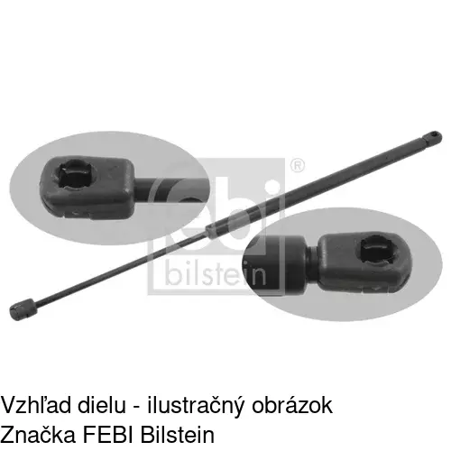Plynová pružina 6007AB6D /POLCAR/ - obr. 3